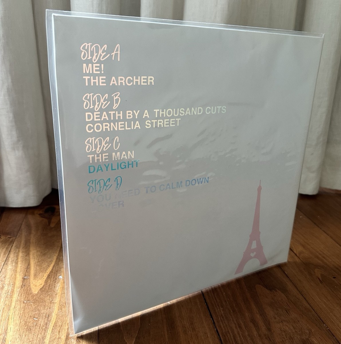 Lover Live from Paris Custom Vinyl Gatefold Sleeve For 2025 With