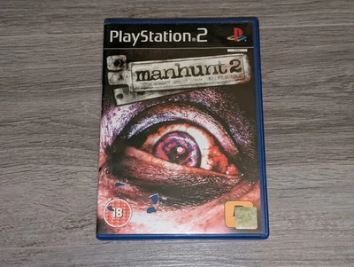 Jeu Vidéo Manhunt 2 Pour PS2 - Version PAL Française, Bon état, Développé Par Rockstar Games