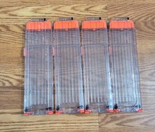 Nerf N-Strike Elite 18 Dart Clear Magazine Clip From Rapidstrike CS-18 Lot Of 4
