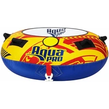 AquaPro 50in. Yellow and Blue Nylon Deck Style Towable, Model# AZL20391