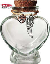 Fight Club Memorial Bottle for Pet Hair  Pet Fur Memorial Fur Keepsake  Dog Cat Ke