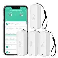 WiFi Hygrometer Thermometer Sensor: Wireless Smart Temperature Humidity Monit...