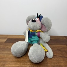 Vintage Diddl Plush Mouse and friends - School kid - approx 25cm