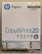 HP Paper 750 Sheets Copy Print 20 LB 8.5×11" 200030 2016 Sealed
