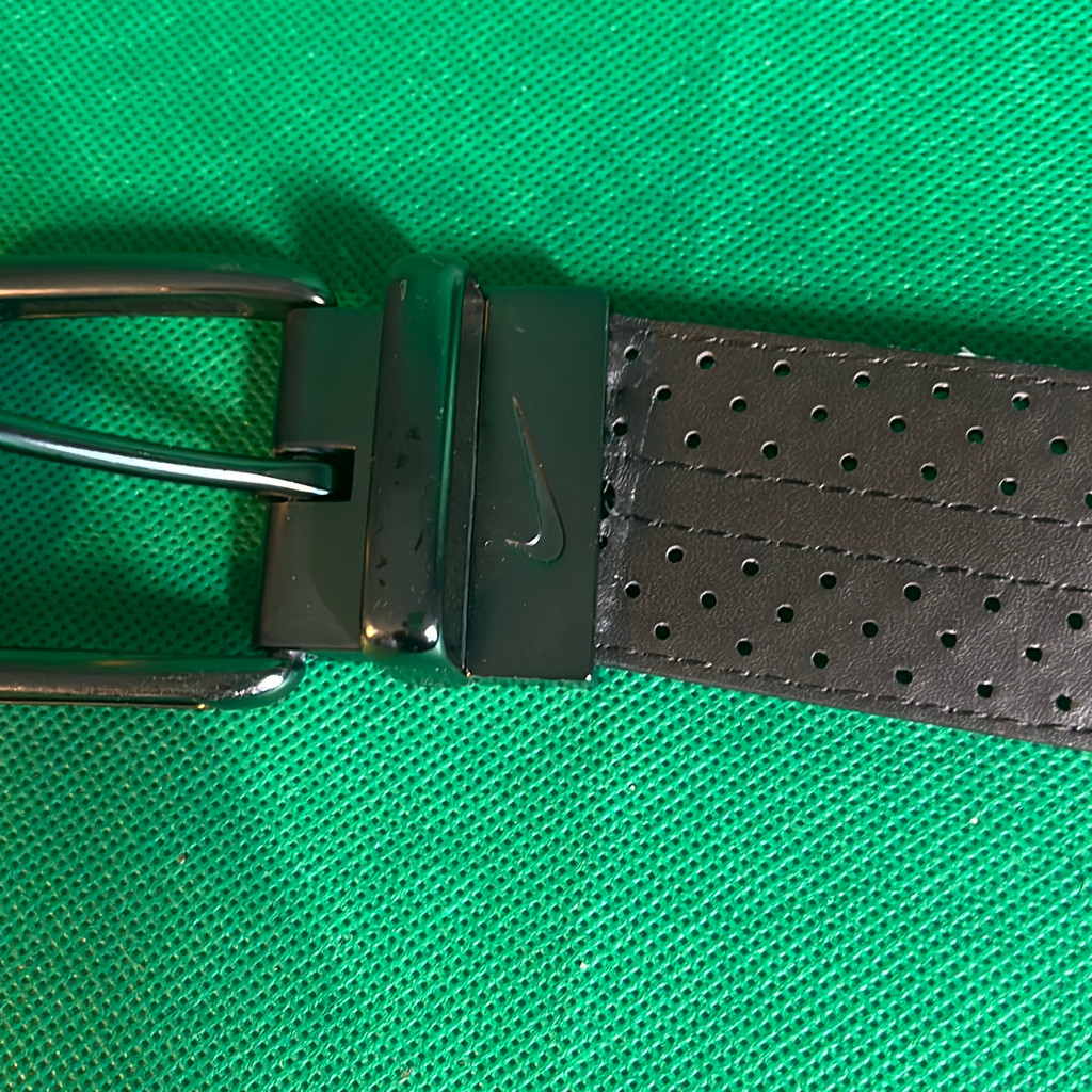 Nike Golf Men’s Perforated Reversible Black Brown Belt Gem