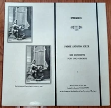 LP seems scratchless Soler - Six Concerti for Two Organs [San Petronio Basilica]