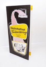Altes Reklame Prospekt Deutsche Post Funkentstörung 1957 Flyer 