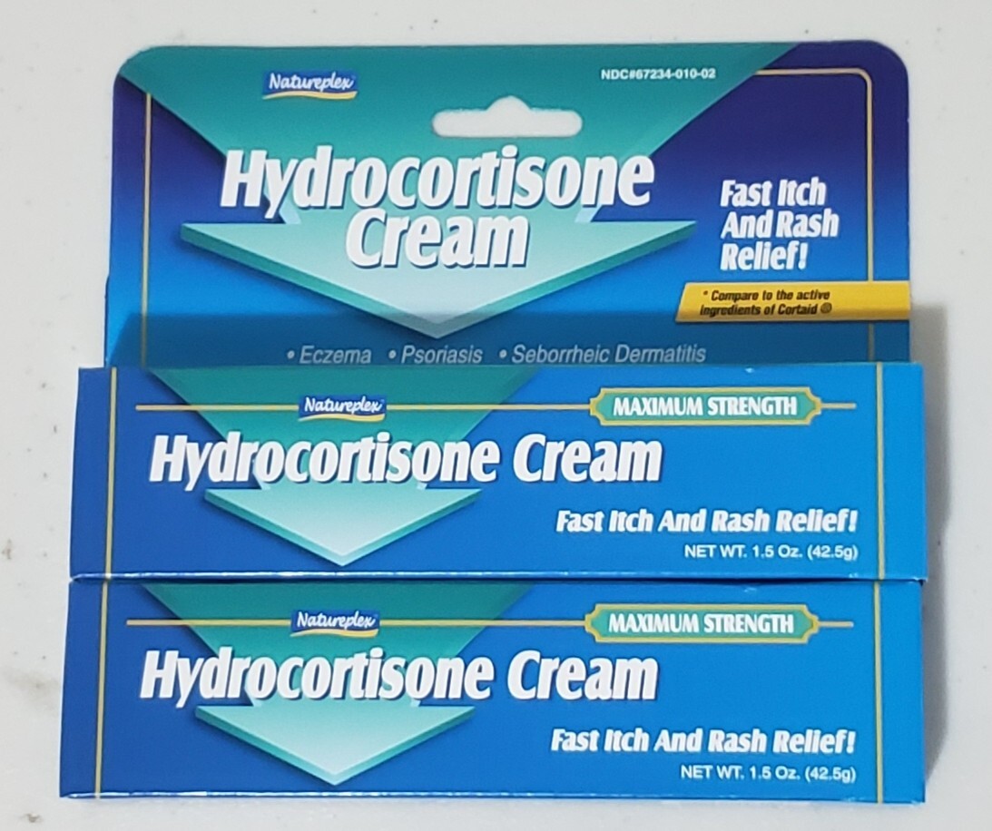 SET OF 2 Hydrocortisone Cream Maximum Strength 1 Anti Itch 1.5 oz Each eBay