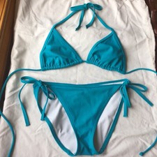 Victorias Secret TRIANGLE Top STRING BIKINI, Turquoise S