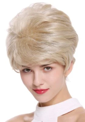 WIG ME UP Damenperücke Perücke kurz toupiert voluminös blond grau gesträhnt meliert DW2461