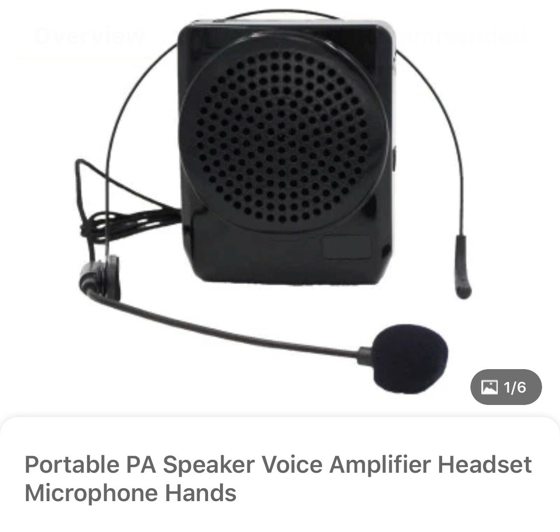 mini microphone with speaker