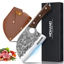 Chef's Kitchen Knife Meat Fish Carving Knife Tuna Butcher Filleting Tool Cleaver