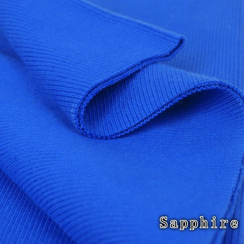 2*2 Baumwolle Stretch Pullover Bund Bein Arme Bündchen Strick Jersey Rippborte Stoff - Bild 34 von 67