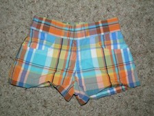 GYMBOREE "Tropical Bloom" Plaid Pocket Shorts Size 5T