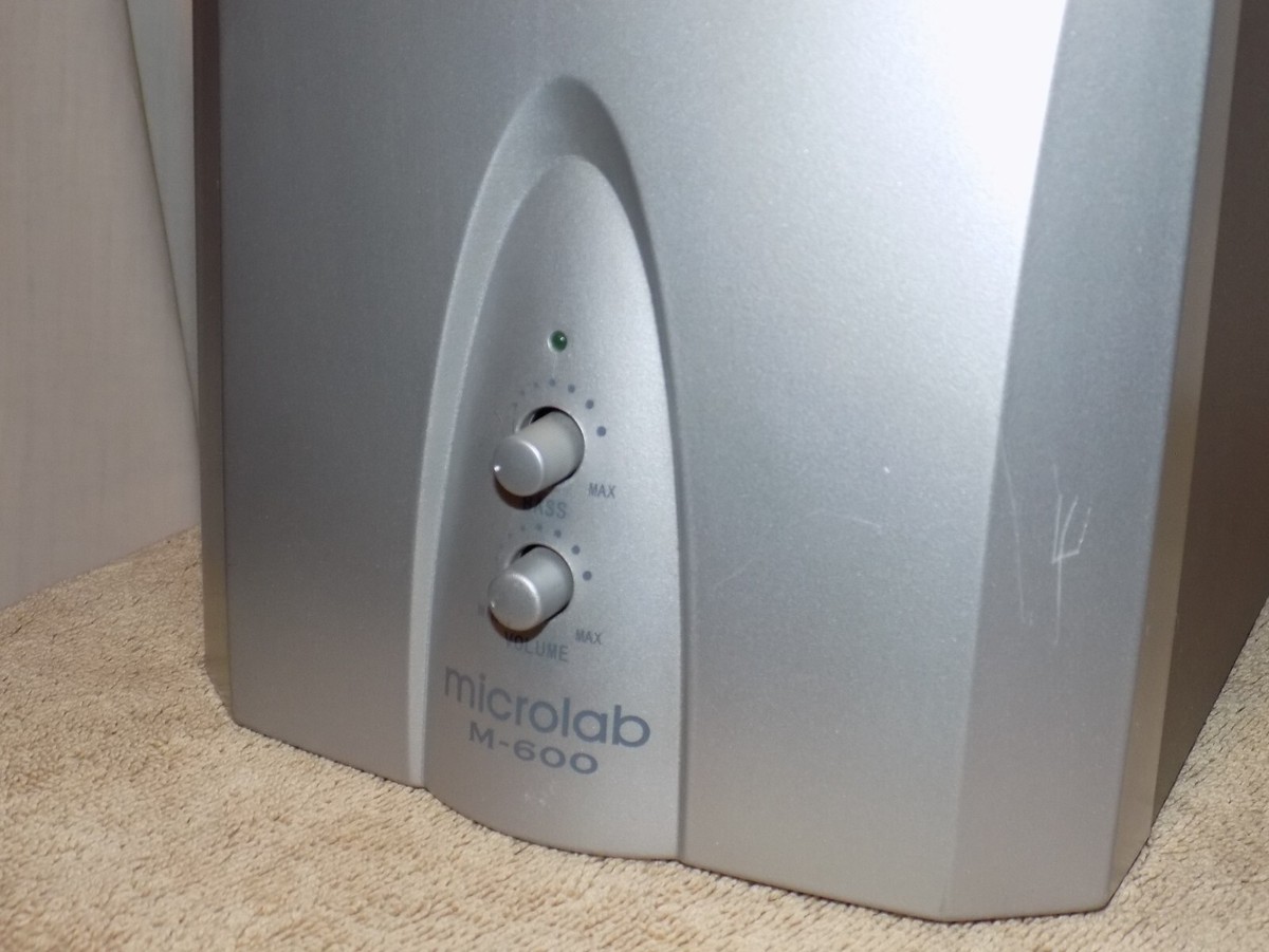 MICROLAB M-600 SPEAKER SYSTEM WITH SUBWOOFER 36 WATT Computer