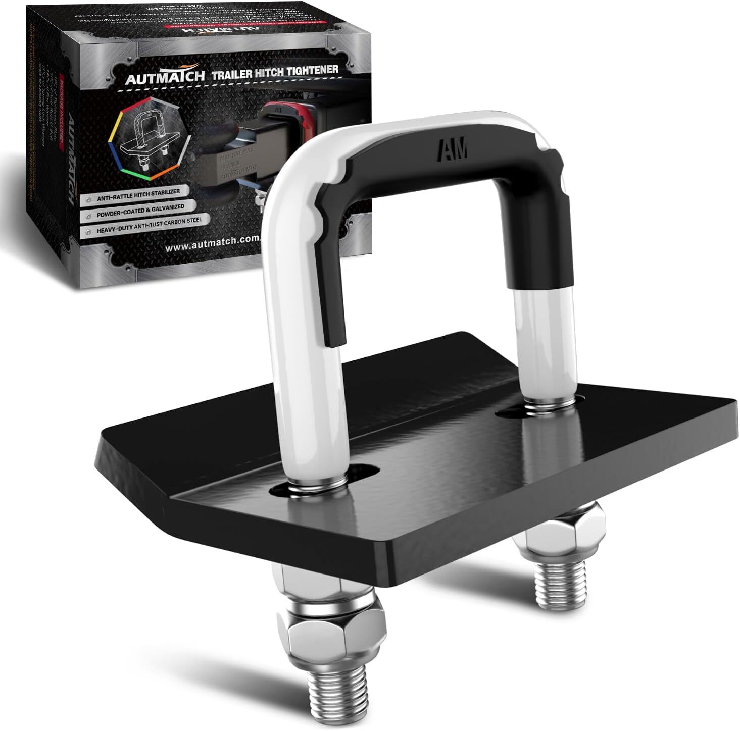 Hitch Tightener Anti Rattle Stabilizer - Heavy Duty Hitch Clamp for 2.5 Inch