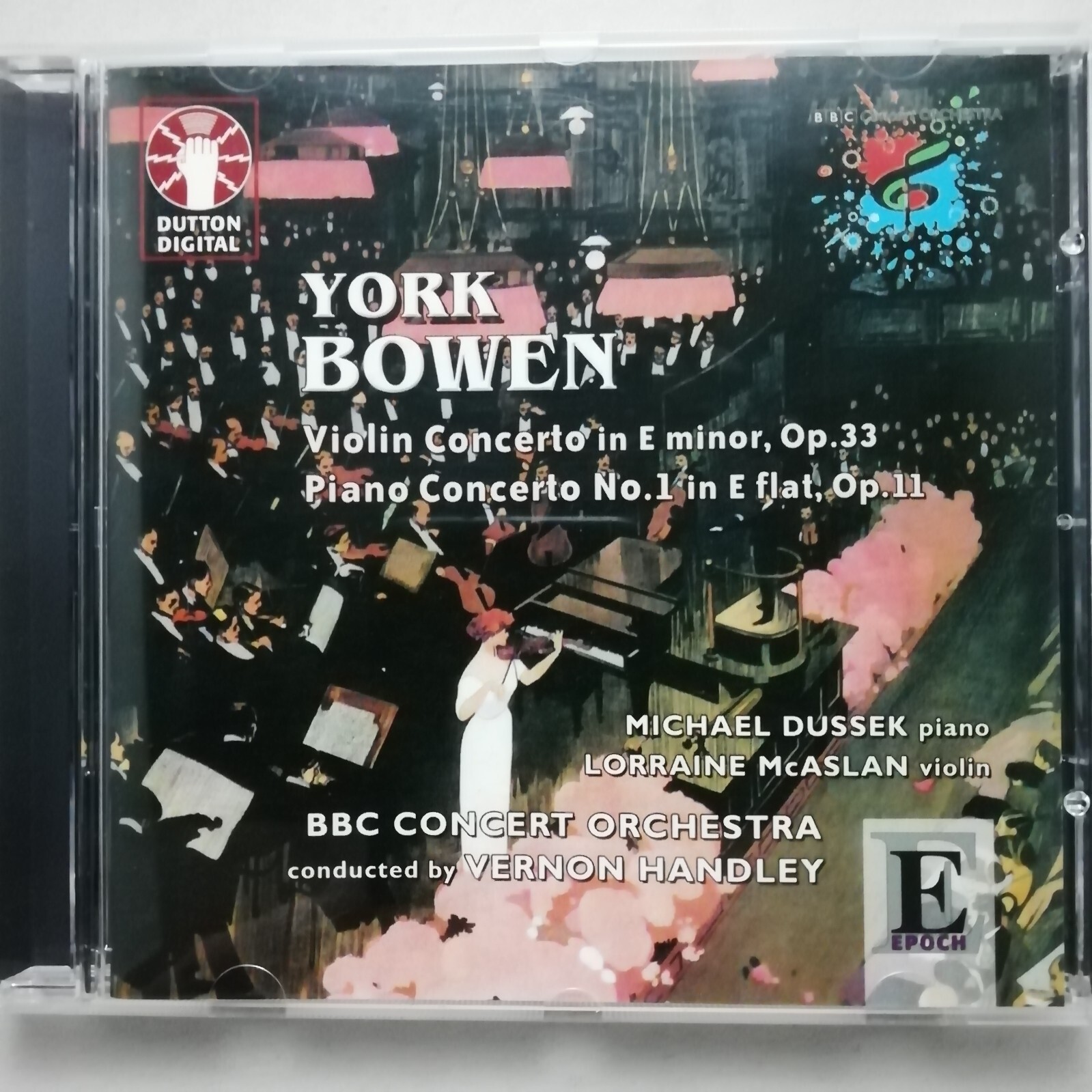 York Bowen: Concertos / Dussek / McAslan / Dutton CD CDLX 7169