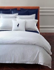 Ralph Lauren Organic Tattersall Cotton King Duvet Cover 470