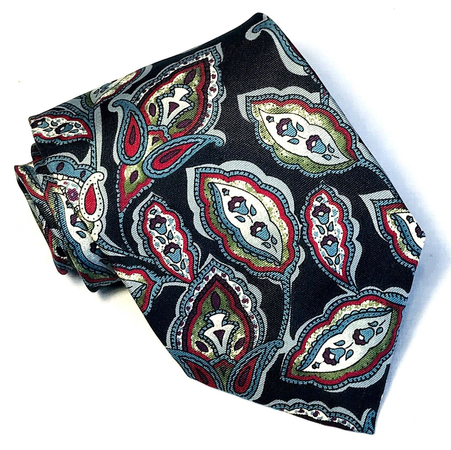 Vintage Christian Dior Tie Monsieur Paisley Floral Le… Gem