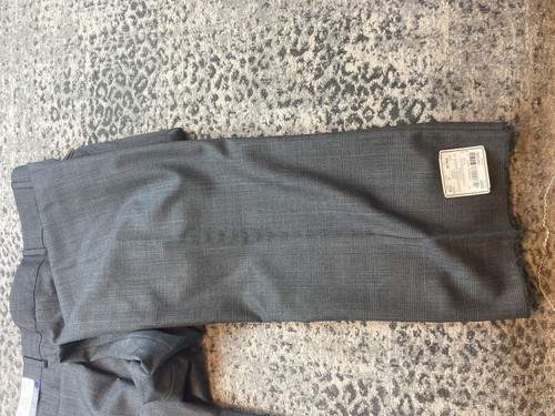 Boutons plissés à carreaux gris Glen neufs Jos A Bank taille 40 Reg sans ourlet - Photo 19/19