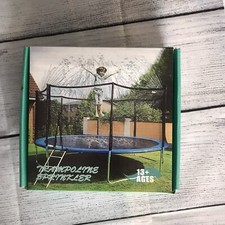 New 39ft Outdoor Trampoline Sprinkler Trampoline With Zip Ties Water Play