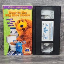 Bear in the Big Blue House - Potty Time with Bear VHS Tape 1999 Jim Henson