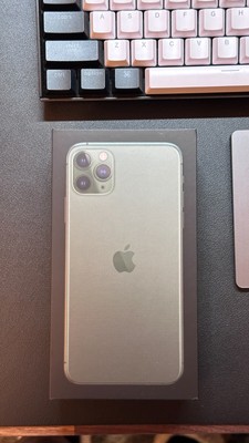 iPhone 11 Pro Max 64gb EMPTY BOX INCLUDES APPLE STICKERS AND SIM CARD EJECT KEY