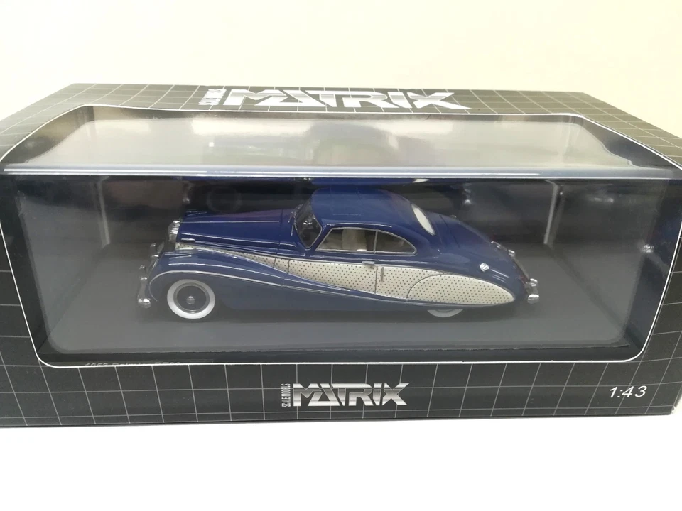 MATRIX 1:43 - DAIMLER DE36 Blue Clover Hooper - 1953 - Immagine 2 di 4