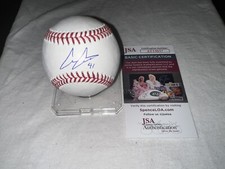 Andrew Abbott Signed Official Major League Baseball Cincinnati Reds Star JSA #3