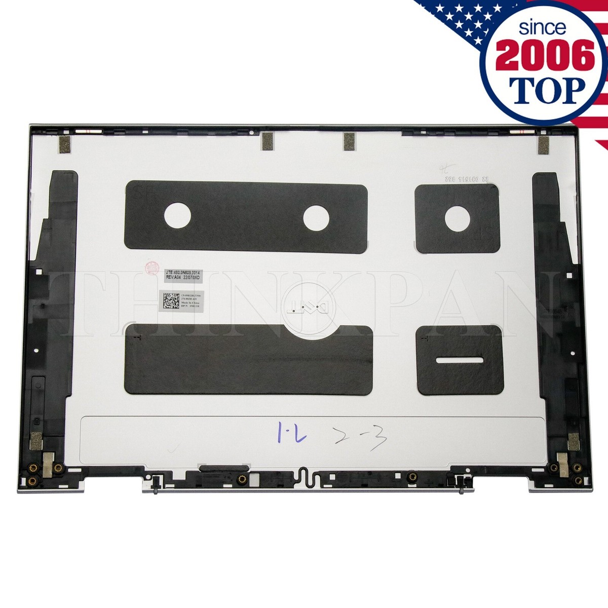 New DELL Inspiron 14 5410 5415 2-in-1 LCD Back Cover Lid Sliver