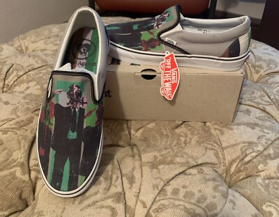 Very Rare Vans Slip-on X Rise Against Men's Size 11 NEW WITH BOX