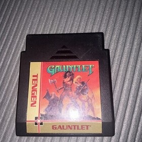 Gauntlet Tengen Black Cartridge NES Nintendo Entertainment System, 1987 - Tested