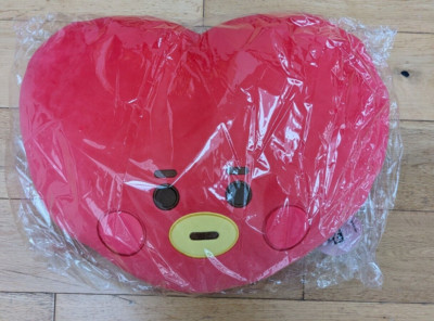 [Japan Line] Authentic BT21 Tata face Plush Cushion (UK dispatch)