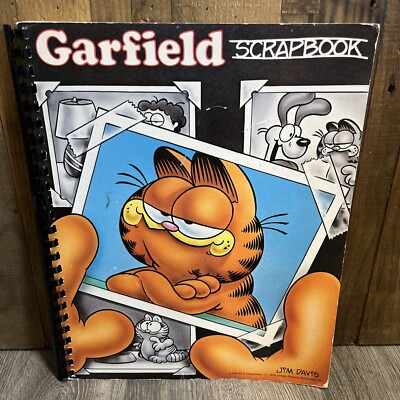 Vintage 70's Garfield & Cody Scrapbook ''Unused'' 1978 Brand New!