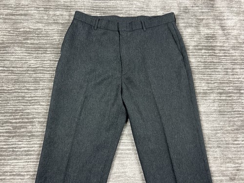 Levis Actions Slacks Pants Mens 36x30 Gray Vintage Straight Leg Polyester - Picture 2 of 12