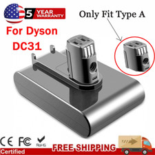 Type-A For Dyson 6.4Ah 22.2V DC31A Li-ion Vacuum Battery DC44 DC34 DC35 Animal