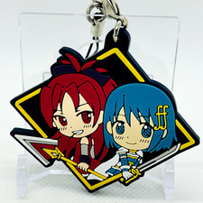 Puella Magi Madoka Magica rubber strap key chain Kyoko Sayaka Japan anime