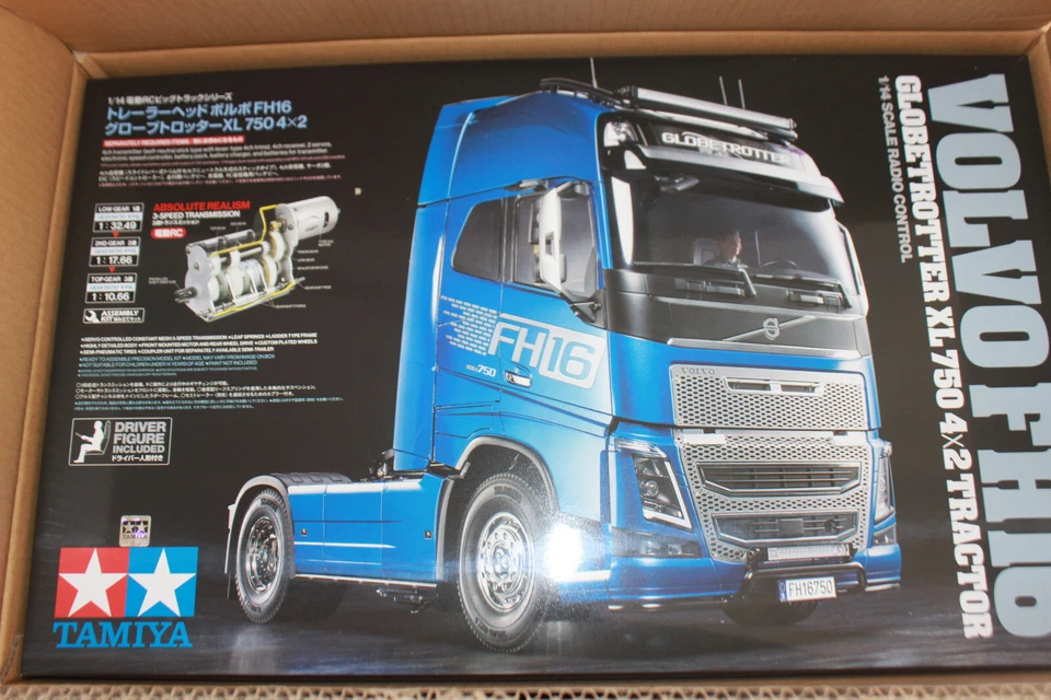 Tamiya 56375 Set Volvo FH 16 XL + MFC 03 + KO MC8 Sender Truck 1:14 New OVP - Image 4 of 4