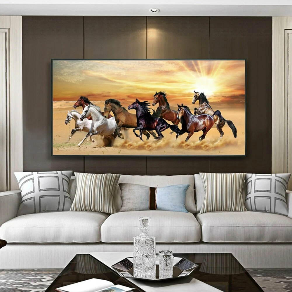 Poster Déco "Ange Des Chevaux" - Art Vintage Pour Intérieur - 4335