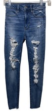 AMERICAN EAGLE SUPER HI RISE JEGGING NEXT LEVEL STRETCH JEANS - Size 00 Short