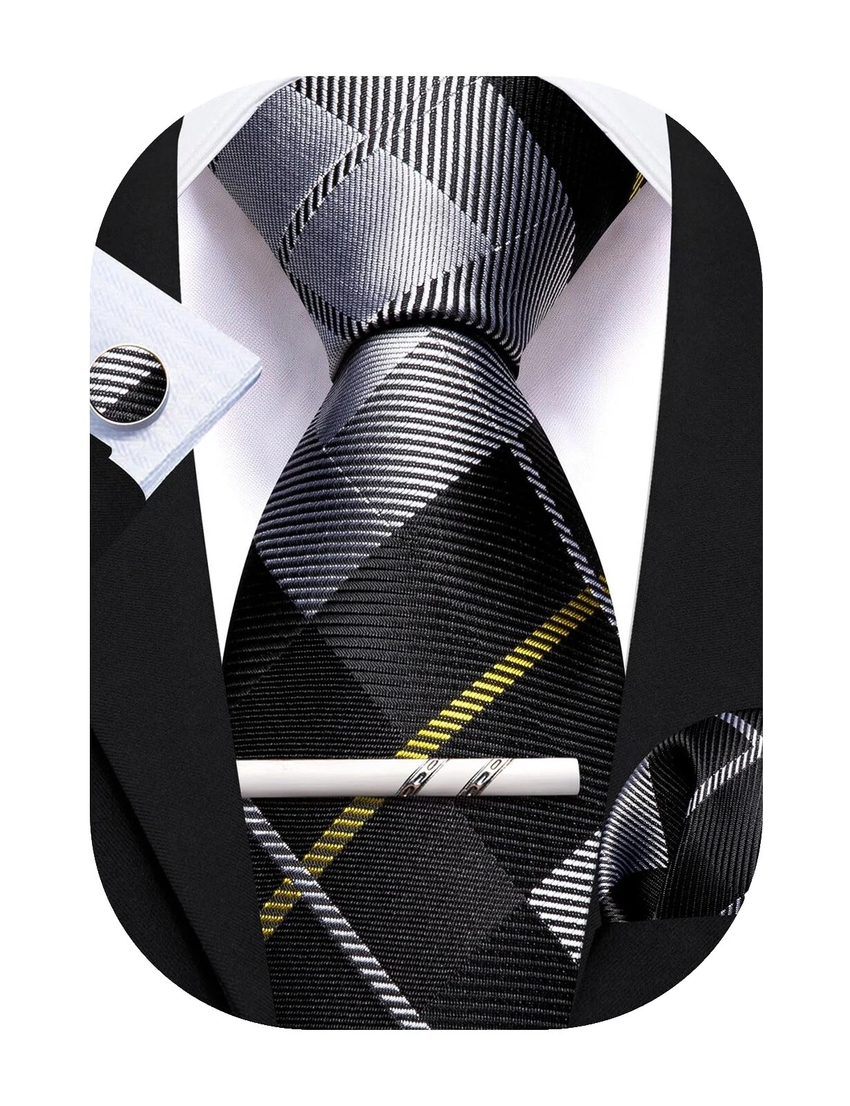 Polyester Striped Ties for Men