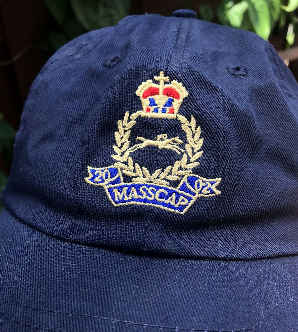2002 Masscap Suffolk Downs Snapback Baseball Hat … - image 2