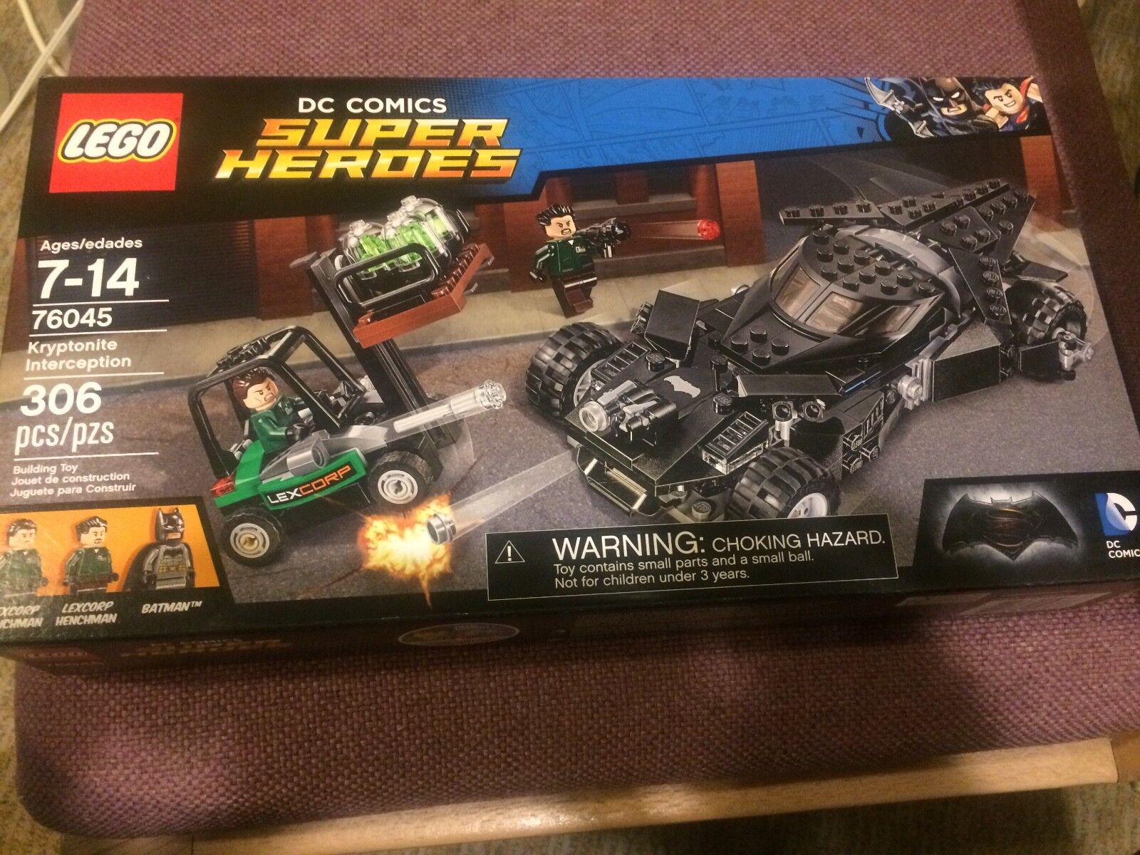 NEW LEGO Super Heroes BATMAN Kryptonite Interception 76045 Ages 7-14 306 pieces 