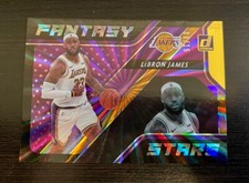 2020-21 Donruss NBA LeBron Fantasy Stars Purple Laser /15 Ultra Rare