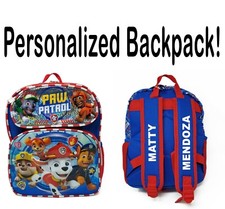 Paw Patrol 12" Toddler School Backpack Book Bag School Backpack