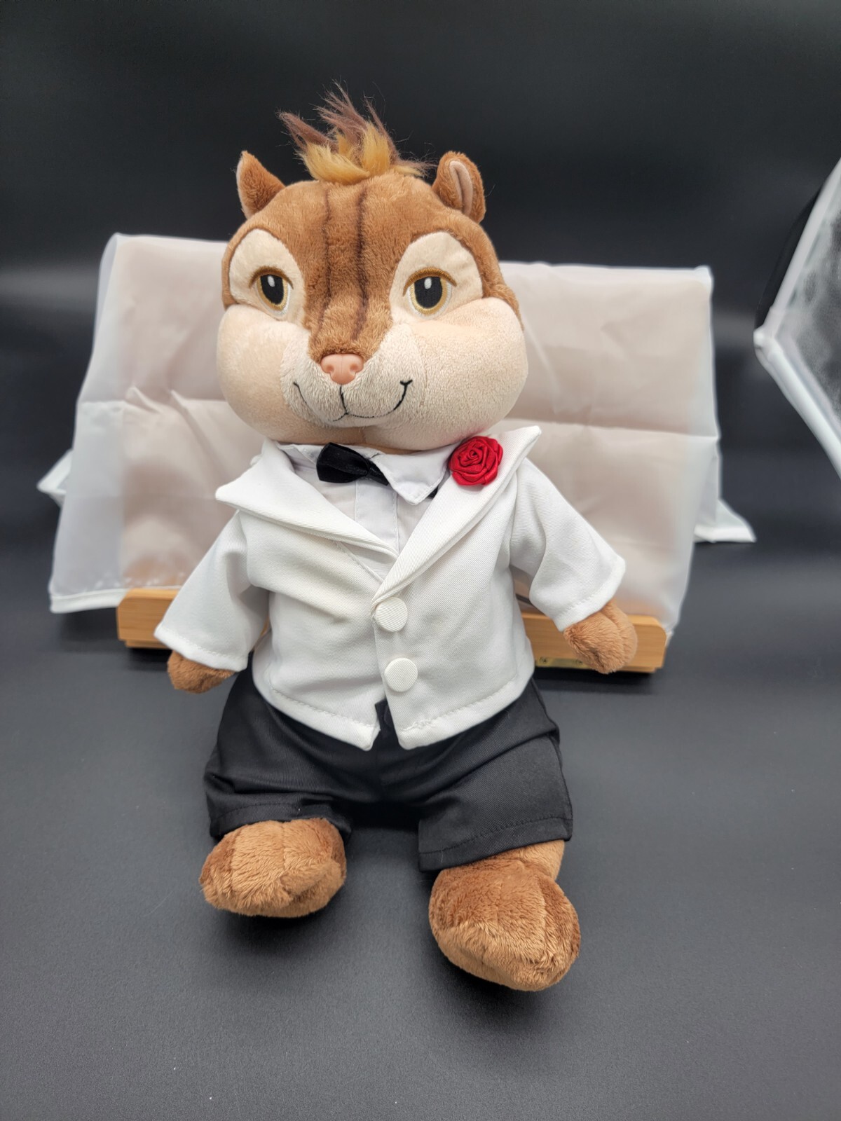 15" Build a Bear Alvin and the Chipmunks Spy Tuxedo Plush eBay