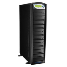 1-12 Network DVD CD Disc Duplicator Copier USB 3.0 320GB HDD SHARKNET-12T-DVD-BK