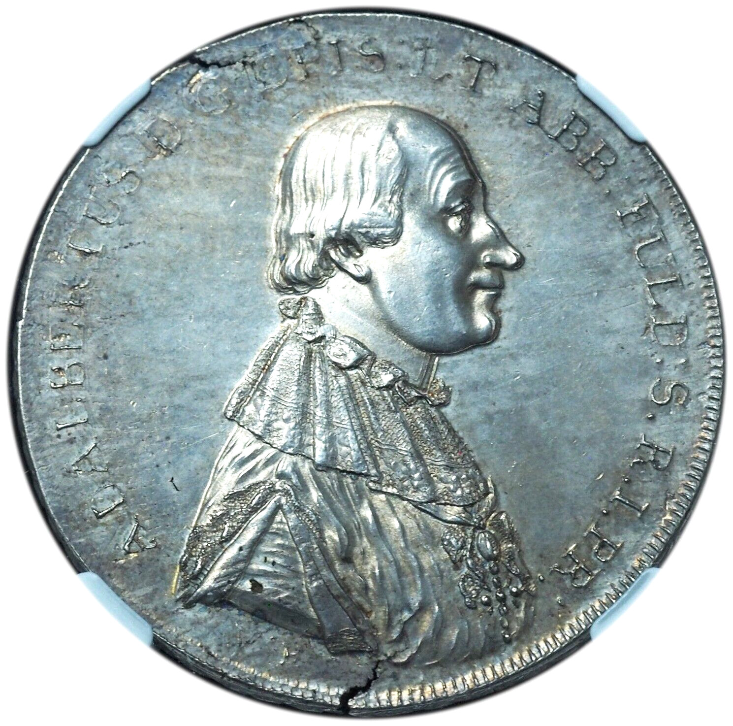 1795 VH Germany Fulda Taler MS61 NGC - Beautiful Mint State Example!