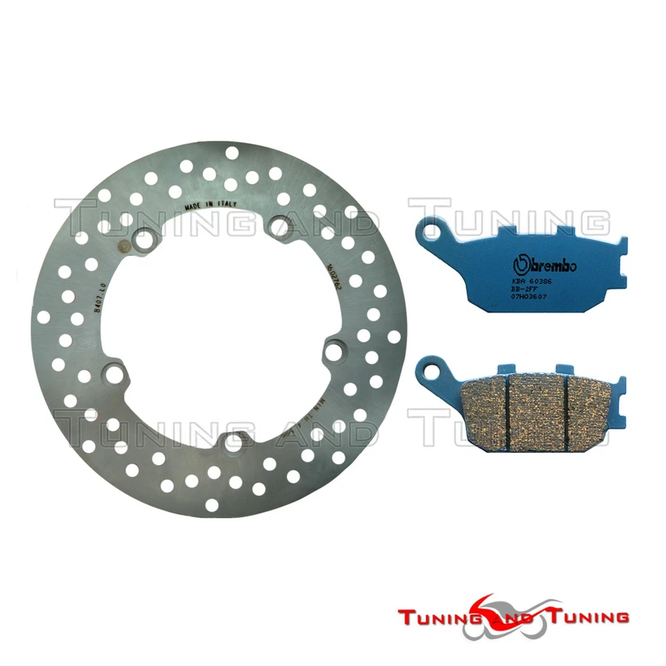 Disque arriere+plaquettes CC POUR YAMAHA MT 09 850 SPORT TRACKER ABS 2016>2018 - Photo 1/1