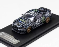 CZ DCM 1:64 2014 Black Monster Mustang GT #43 Sports Model Diecast Collect Car